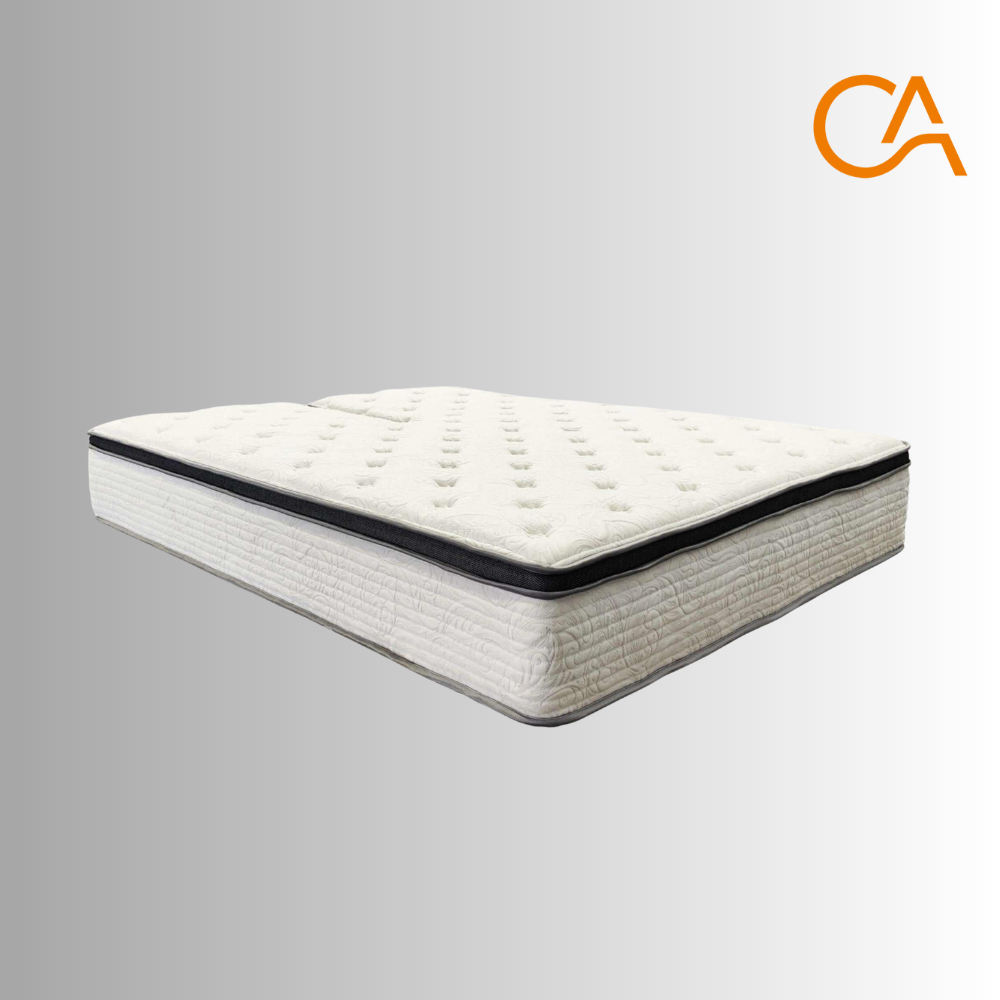 đ Matelas Fuzion 12" Hybride Semi-Ferme Ă TĂȘtes SĂ©parĂ©es (QUEEN)