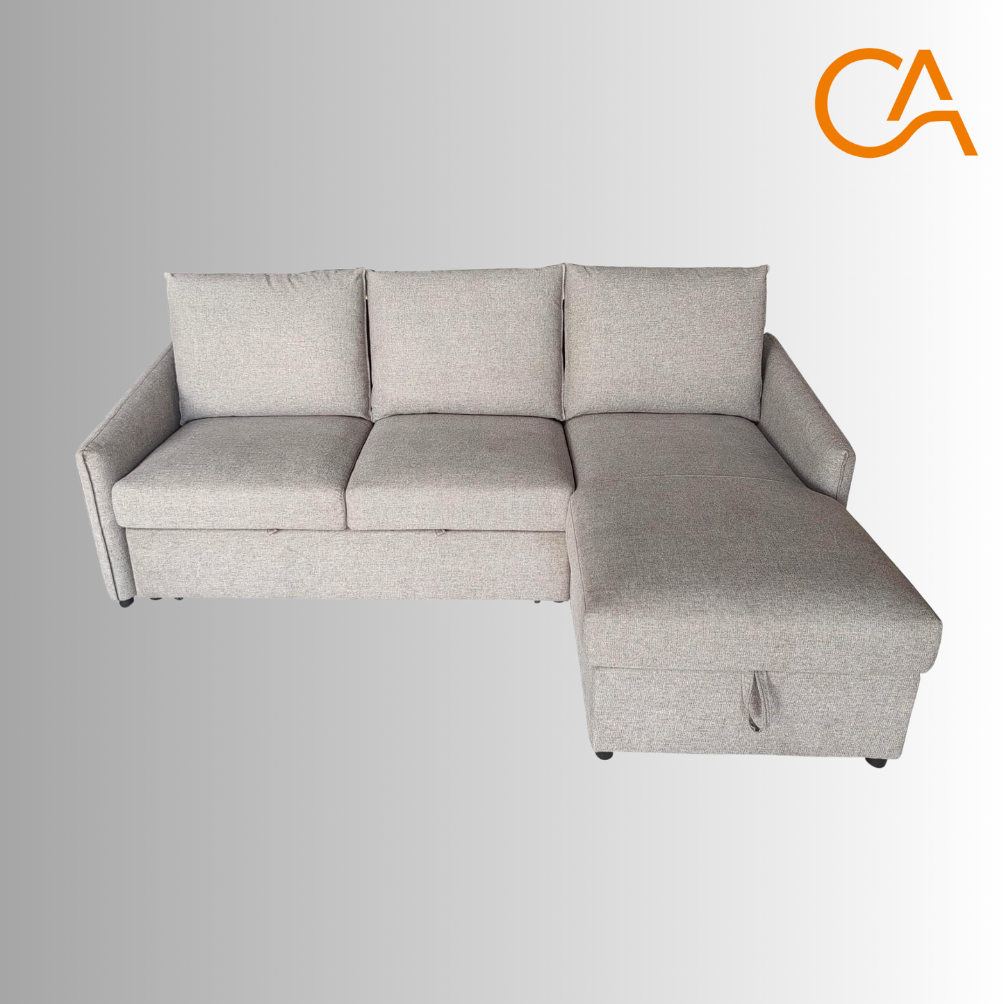 Sofa Sectionnel Convertible Réversible avec Rangement – Chilla
