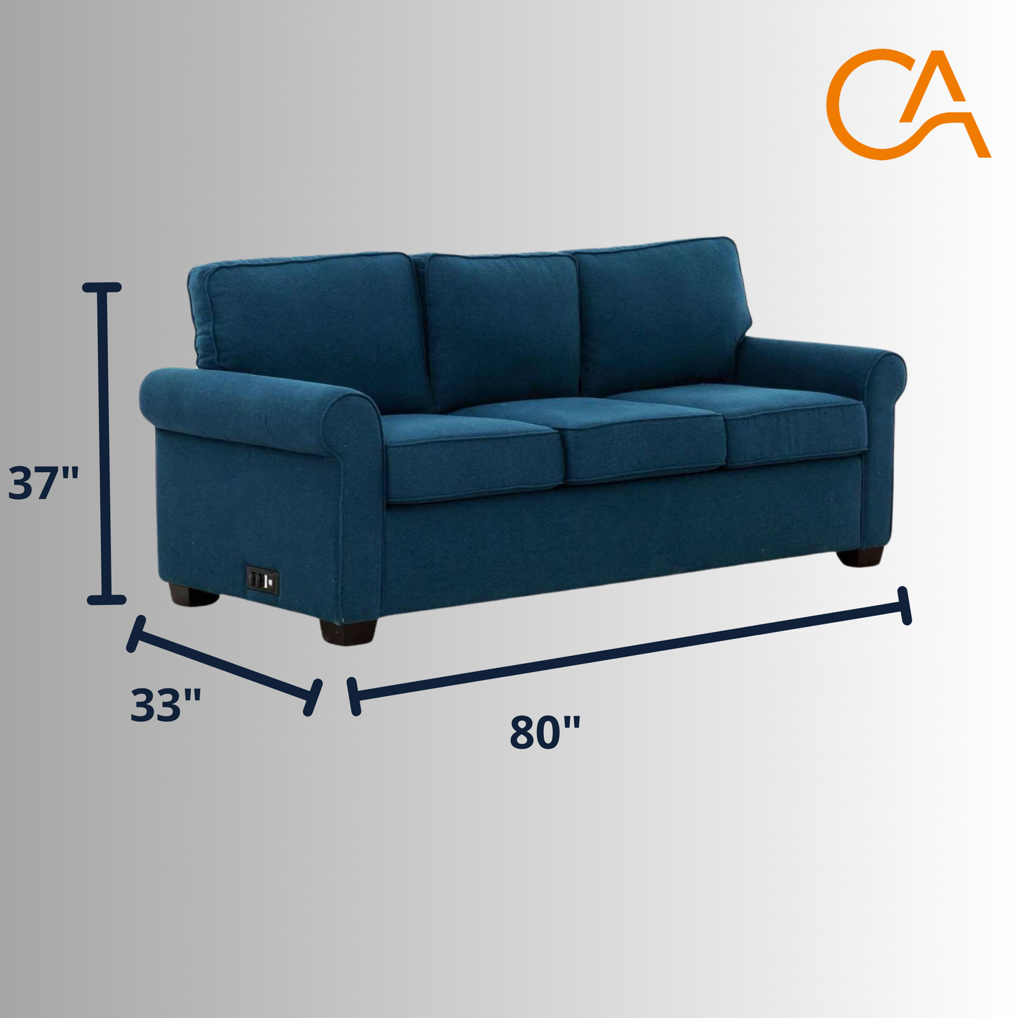 Sofa lit MARINE 80 po (Queen)