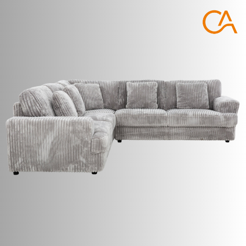 GRAND SOFA GRIS CORDUROY